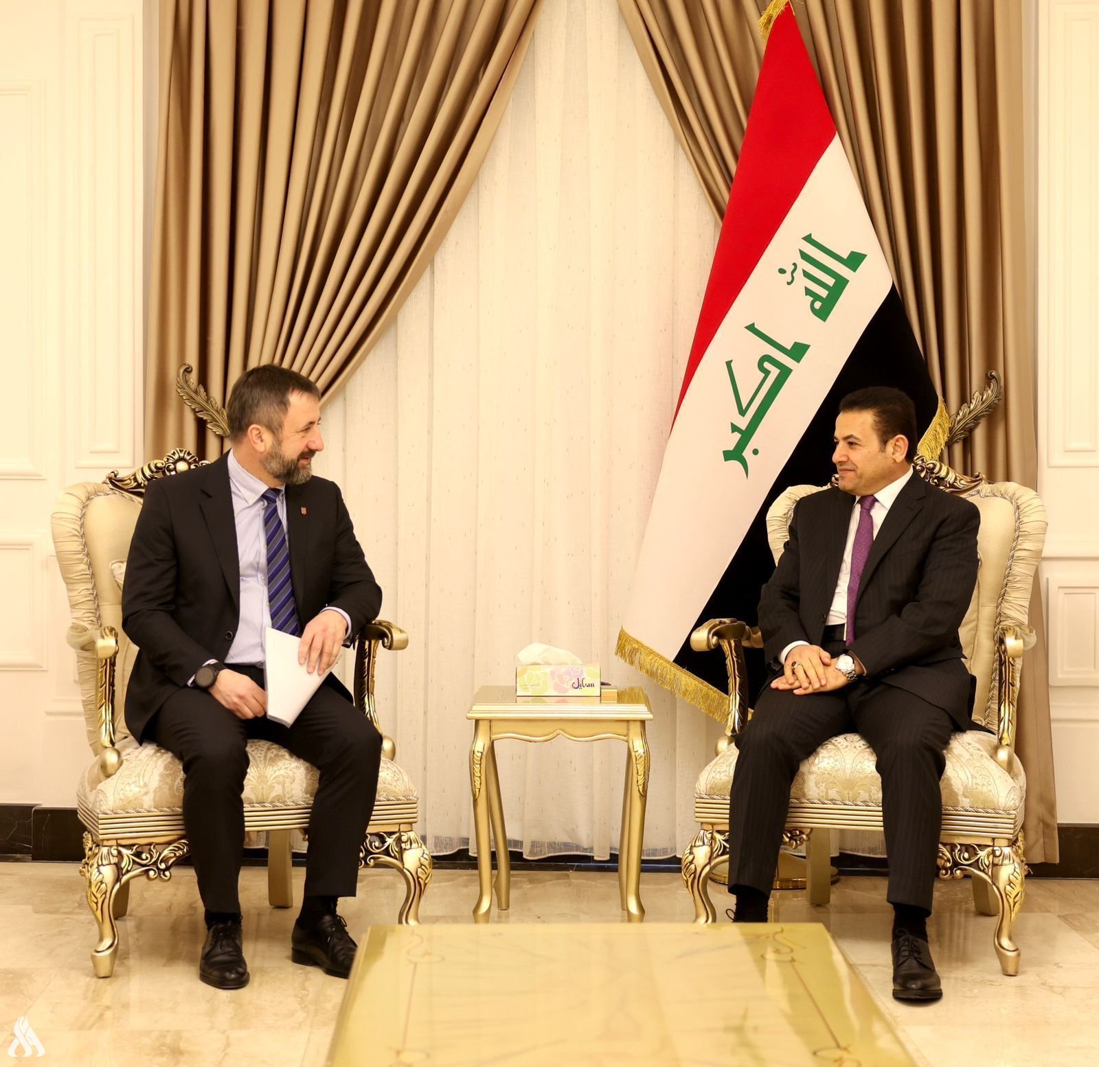 Al Araji Receives Ambassador Of The Czech Republic To Iraq Iraqi News