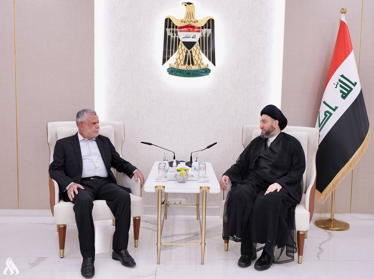 Al-Hakim and Al-Amiri discuss files to support the government and ...