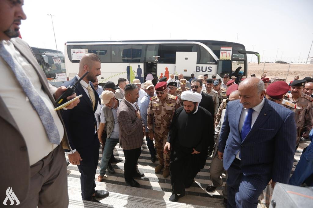 وفد رفيع يشرف على تفويج الحجاج من منفذ عرعر الحدودي