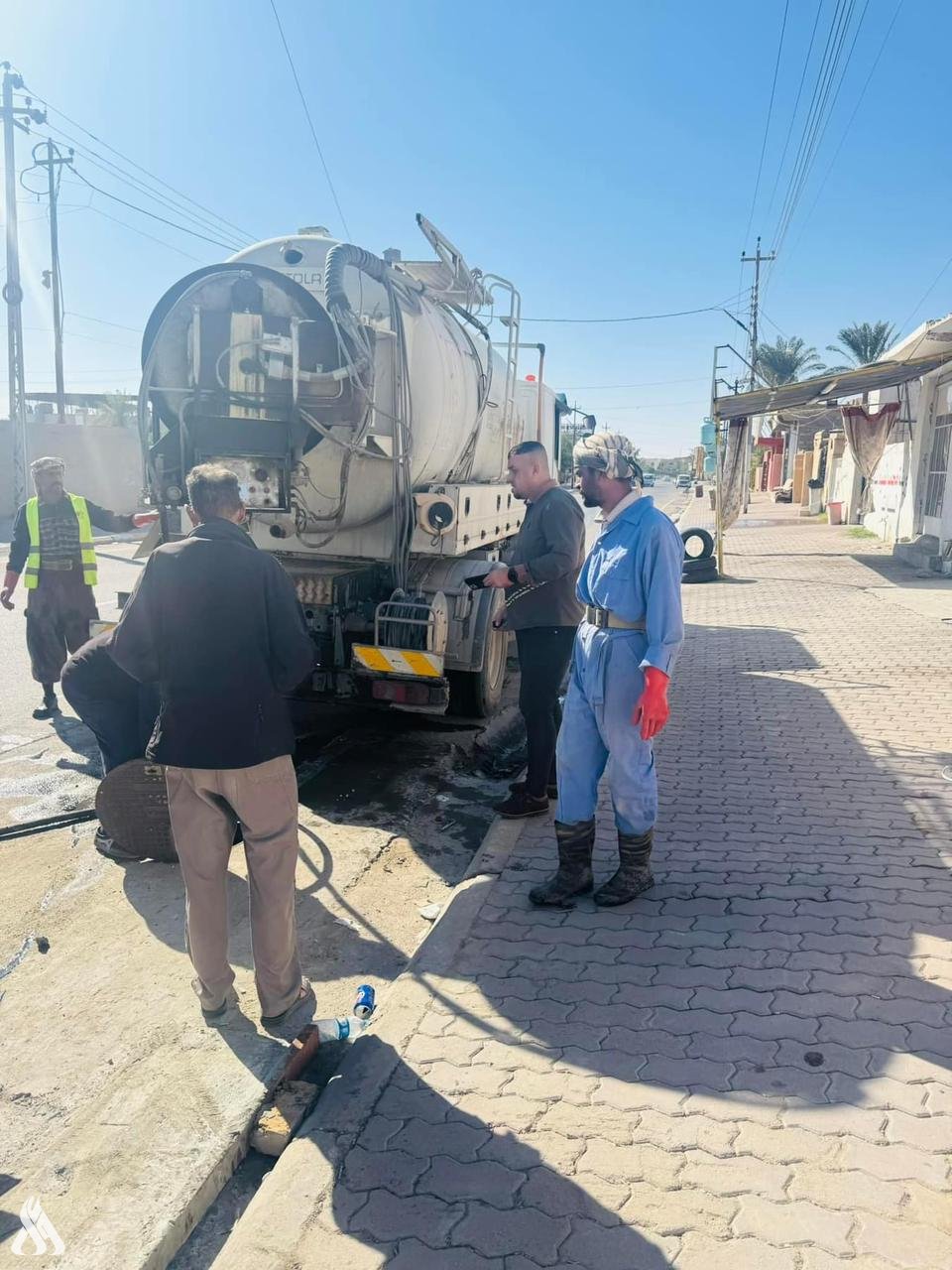 صلاح الدين تعلن السيطرة على مياه الأمطار